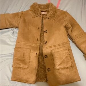 Tan Shearling Coat